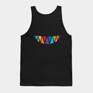 MADNESS || RAINBOW SHARK JAW TEETH GRILLZ Tank Top